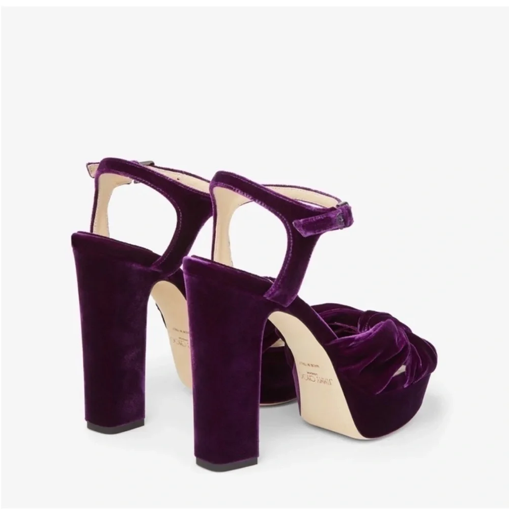 Jimmy Choo Heloise 120 Platform Heels - Picture 4 of 14